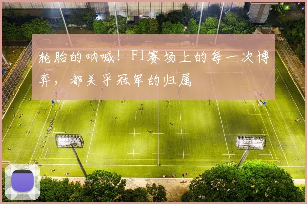 轮胎的呐喊！F1赛场上的每一次博弈，都关乎冠军的归属