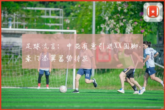 足球流言：申花有意引进XX国脚，豪门添翼蓄势待发